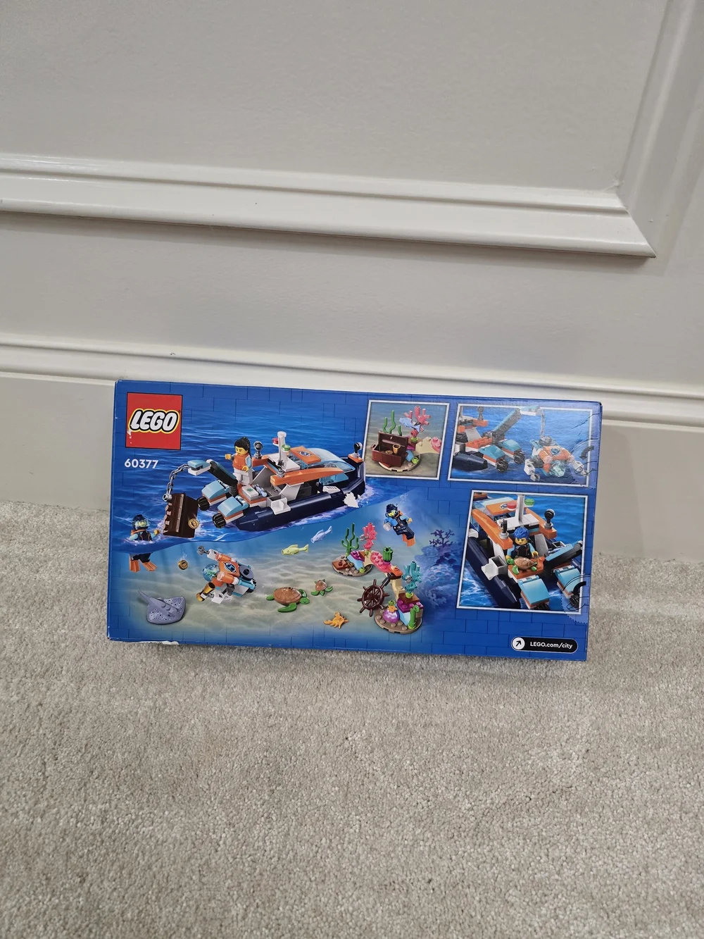 Explorer Diving Boat Toy Set - Blue & Orange